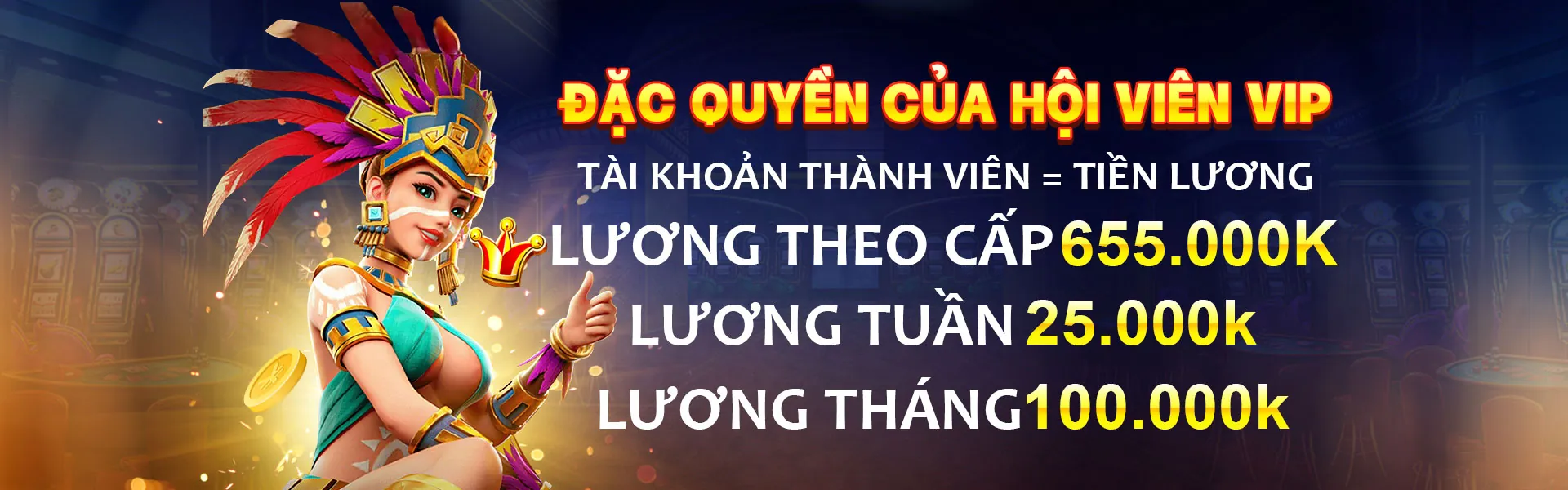 Hình ảnh chính giới thiệu các tính năng máy đánh bạc video tại 777king Casino